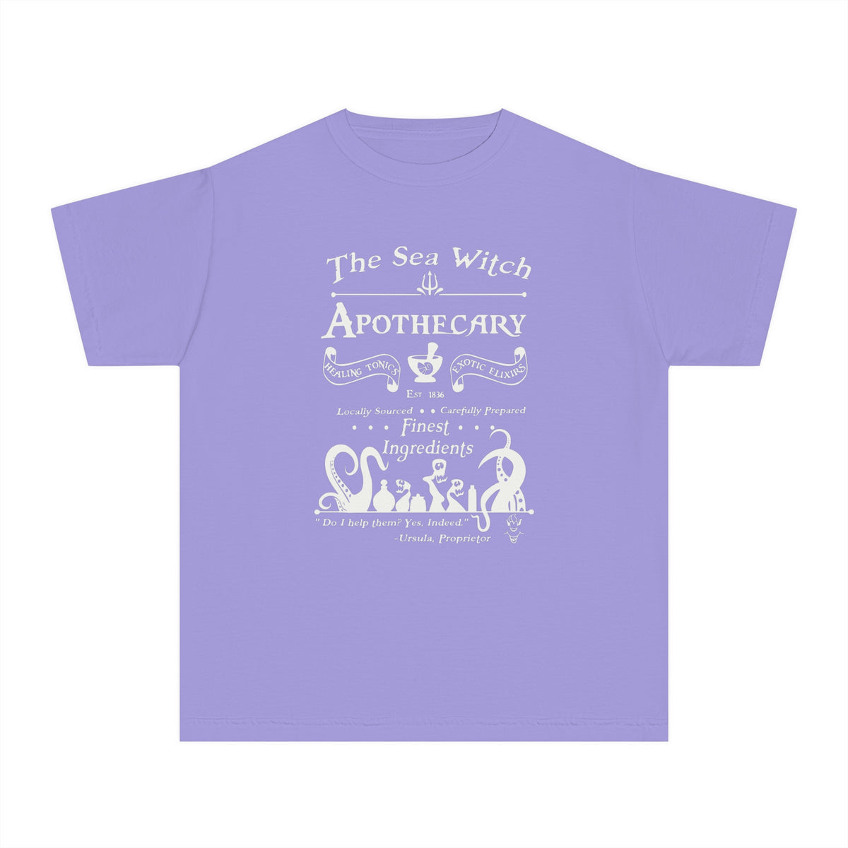 Sea Witch Apothecary Comfort Colors Youth Midweight Tee
