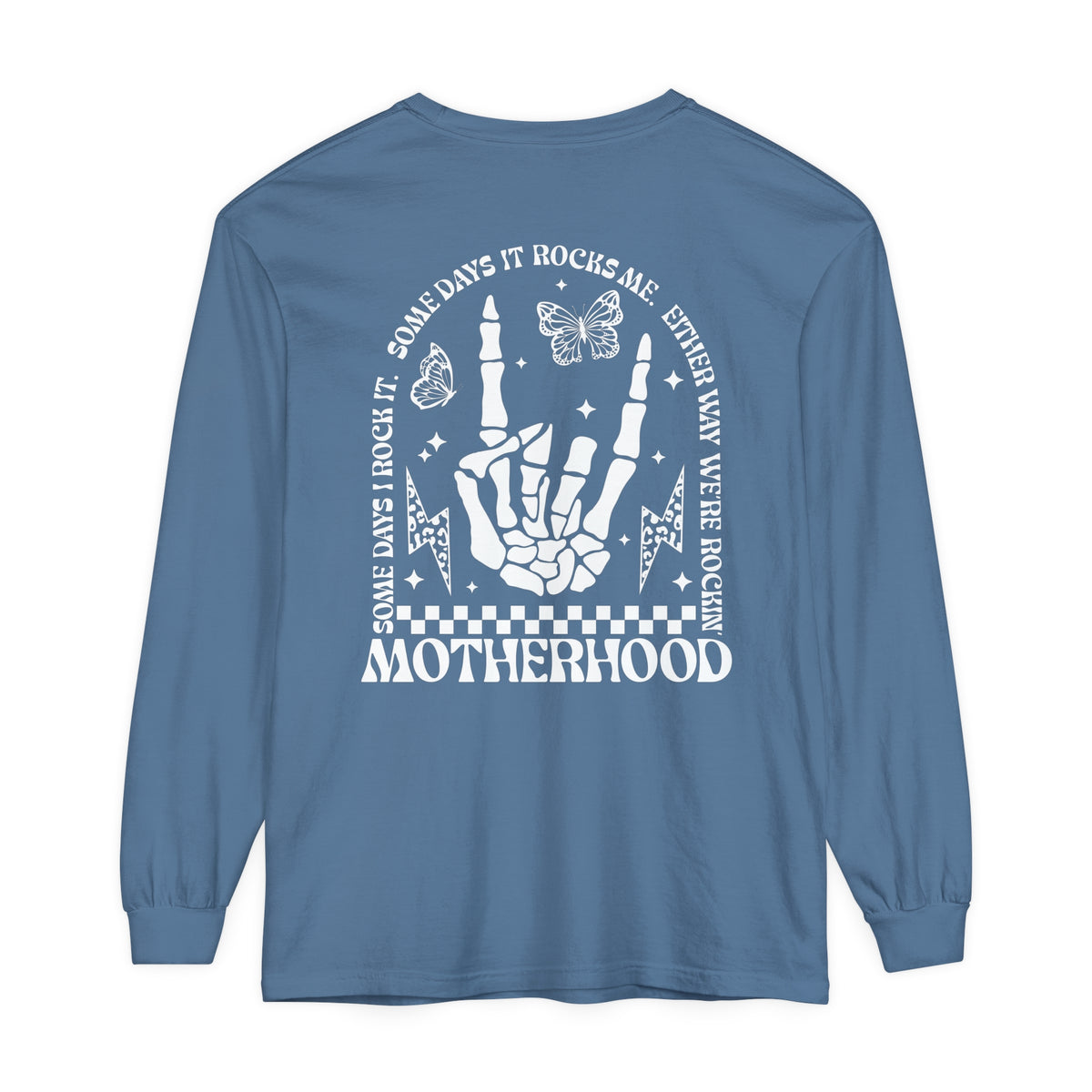 Motherhood Comfort Colors Unisex Garment-dyed Long Sleeve T-Shirt