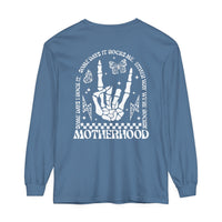 Motherhood Comfort Colors Unisex Garment-dyed Long Sleeve T-Shirt