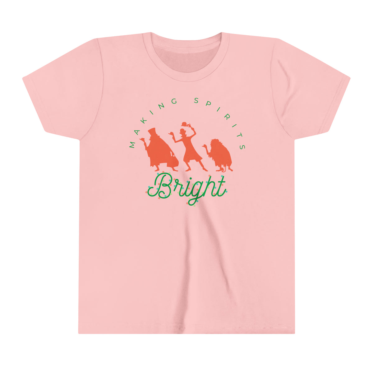 Making Spirits Bright Bella Canvas Youth Short Sleeve Tee