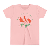 Making Spirits Bright Bella Canvas Youth Short Sleeve Tee