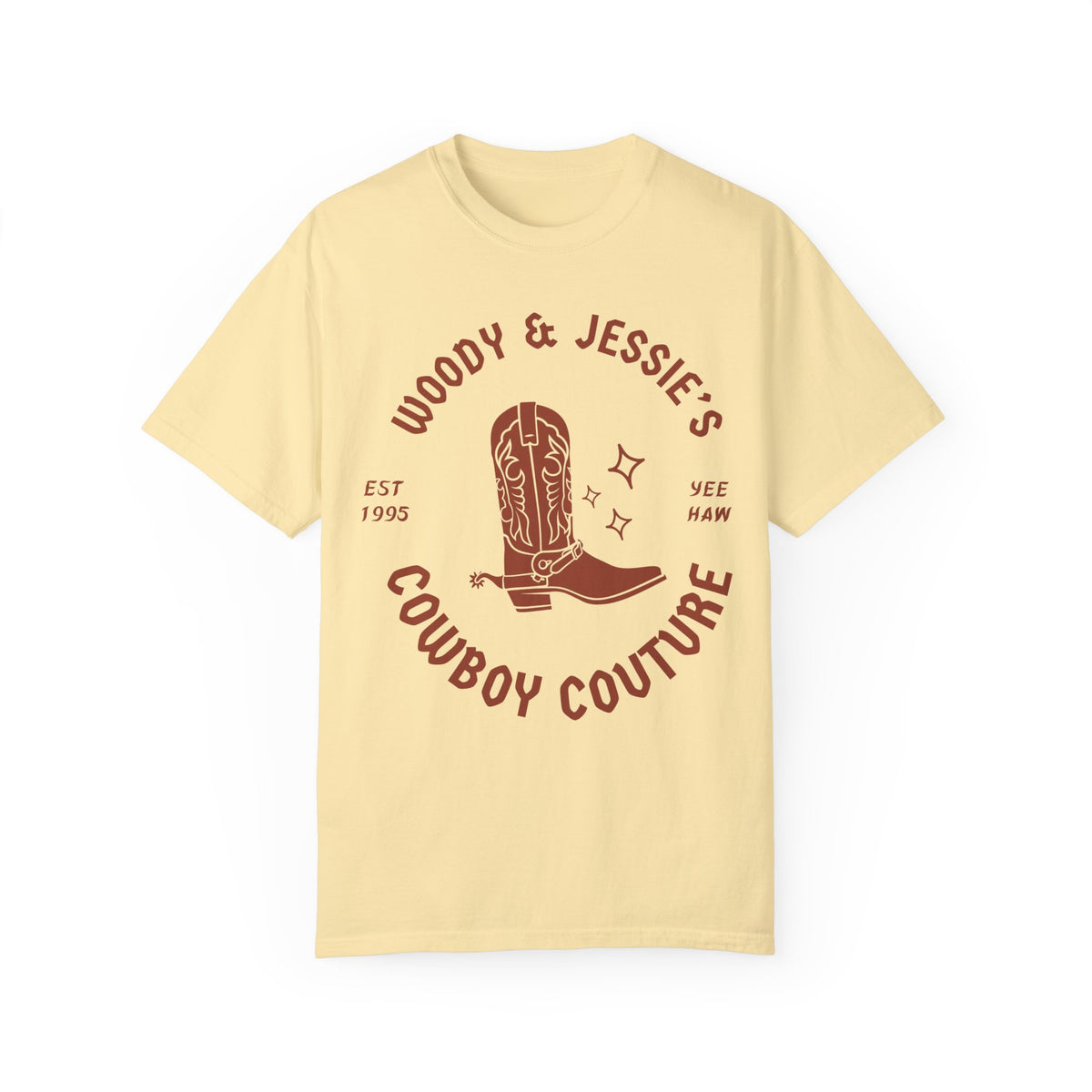 Woody & Jessie's Cowboy Couture Comfort Colors Unisex Garment-Dyed T-shirt