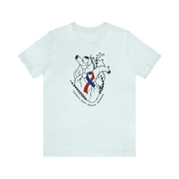 Congenital Heart Disease Awareness Bella Canvas Unisex Jersey Short Sleeve Tee