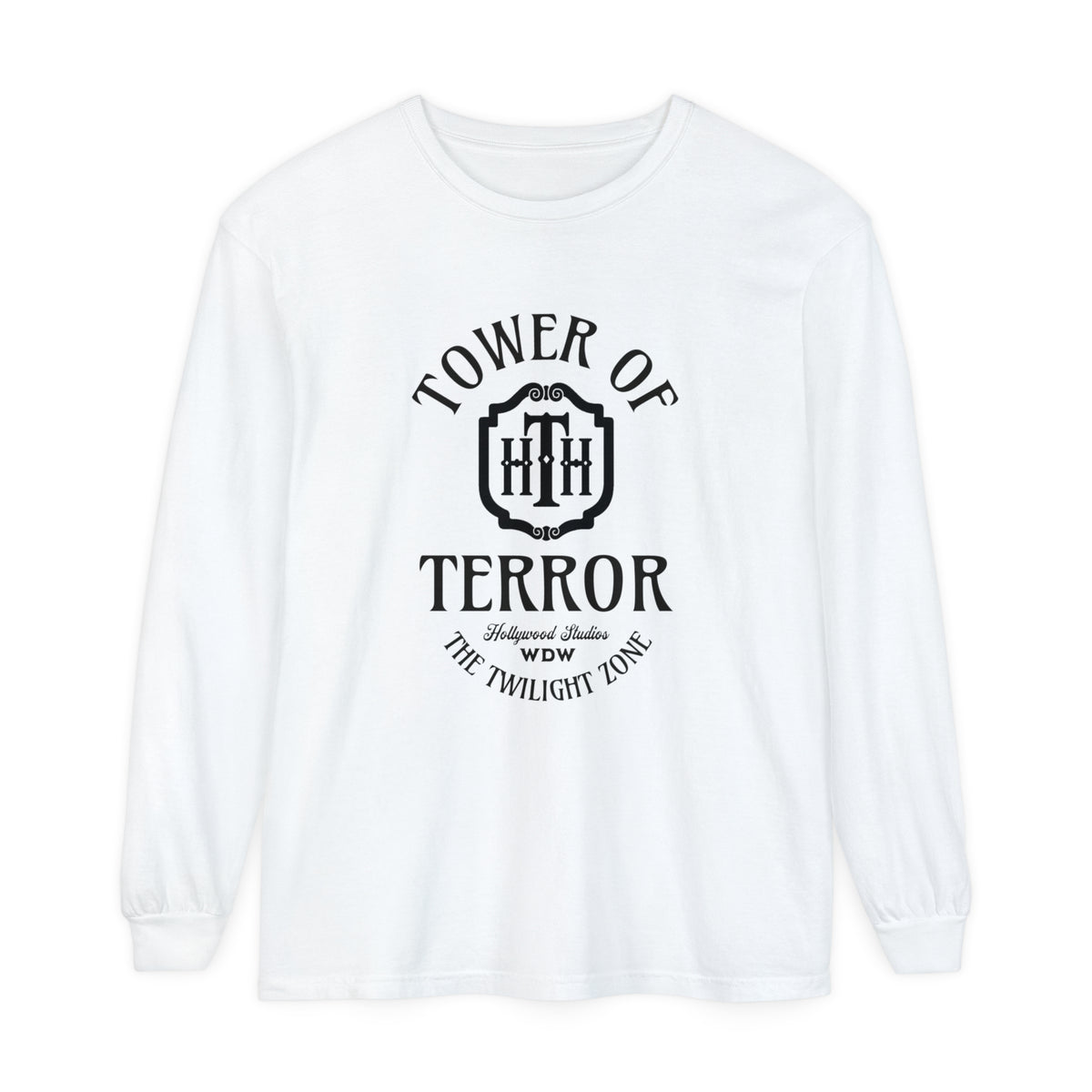 Tower Of Terror Comfort Colors Unisex Garment-dyed Long Sleeve T-Shirt