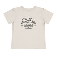 Belle's Books & Candles Bella Canvas Toddler Short Sleeve Tee