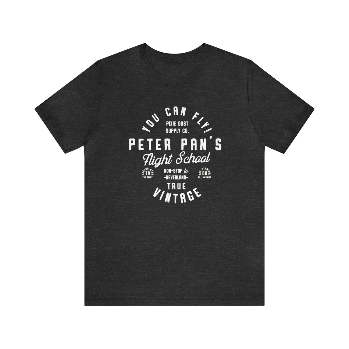 Pan's Flight School Bella Canvas Unisex Jersey Short Sleeve Tee