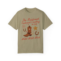 The Rootinest Tootinest Cowboy in the Wild Wild West Comfort Colors Unisex Garment-Dyed T-shirt