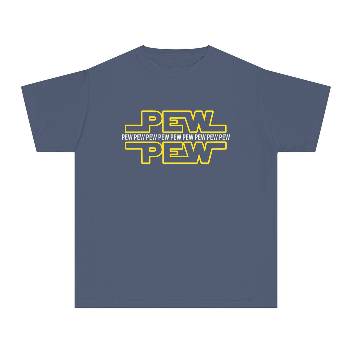 PEW PEW PEW Comfort Colors Youth Midweight Tee