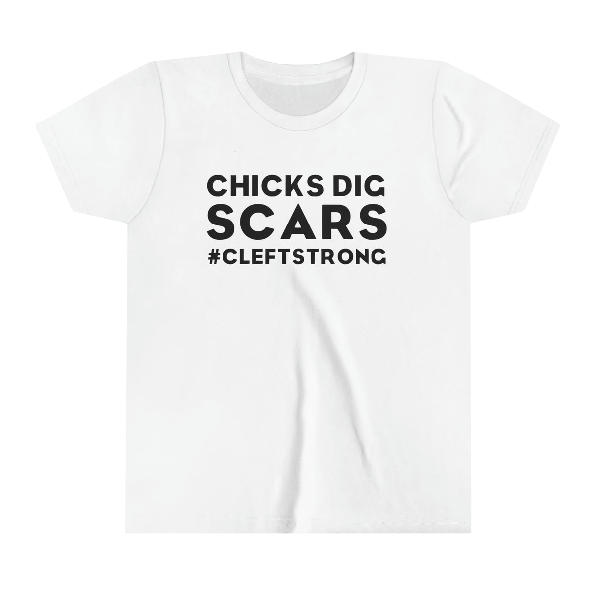 Chicks Dig Scars Bella Canvas Youth Short Sleeve Tee