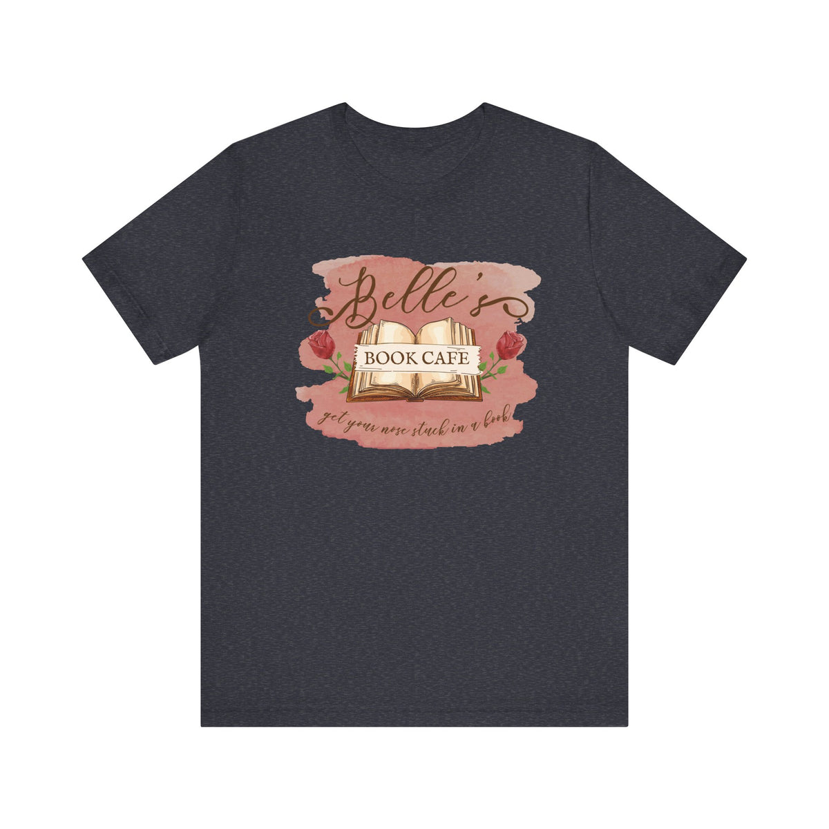 Belle's Book Cafe Bella Canvas Unisex Jersey Short Sleeve Tee