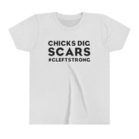 Chicks Dig Scars Bella Canvas Youth Short Sleeve Tee