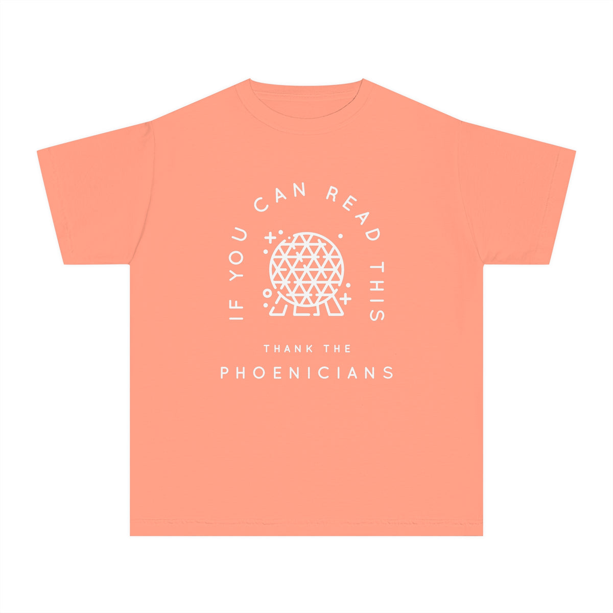 If You Can Read This Thank The Phoenicians Comfort Colors Youth Midweight Tee