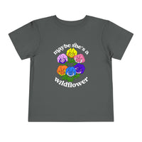 Maybe She’s A Wildflower Bella Canvas Toddler Short Sleeve Tee