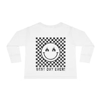 Best Day Ever Rabbit Skins Toddler Long Sleeve Tee