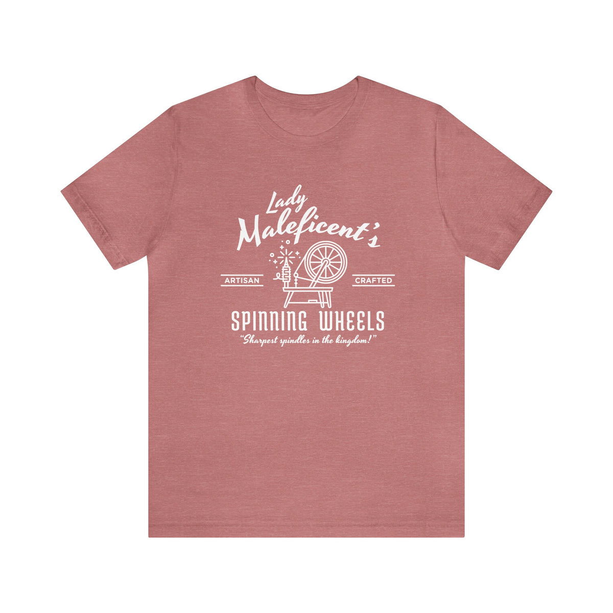 Maleficent’s Spinning Wheels Bella Canvas Unisex Jersey Short Sleeve Tee