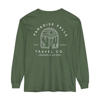 Paradise Falls Comfort Colors Unisex Garment-dyed Long Sleeve T-Shirt