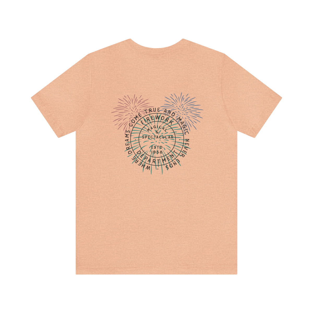 Firework Department Bella Canvas Unisex Jersey Short Sleeve Tee