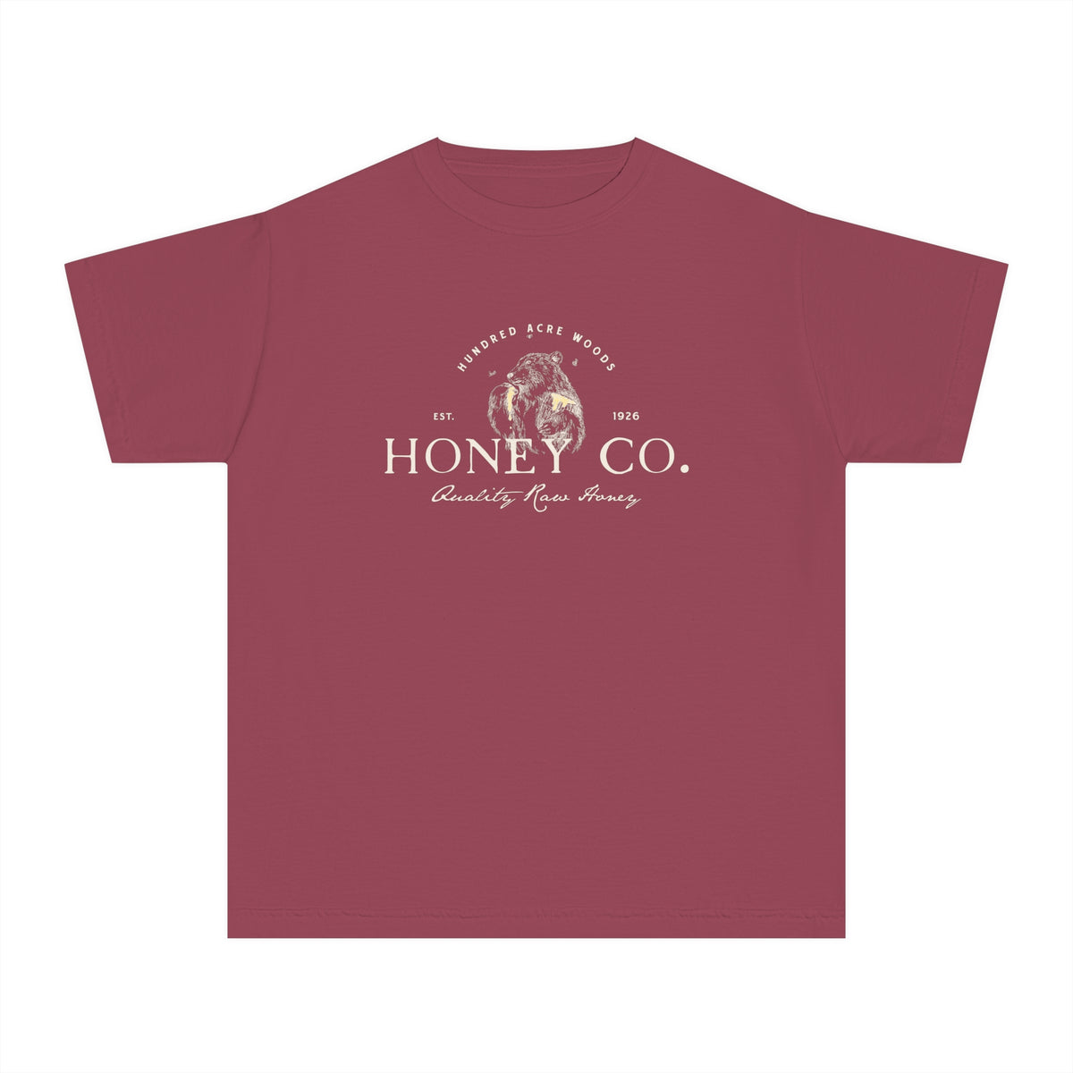 Hundred Acre Woods Honey Co. Comfort Colors Youth Midweight Tee
