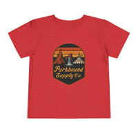 Triple Mountain Badge Bella Canvas Toddler Short Sleeve Tee