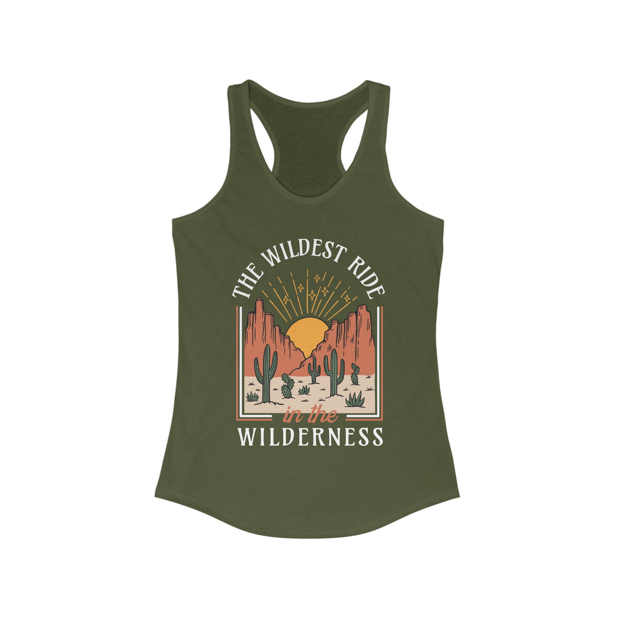 The Wildest Ride In The Wilderness Women's Ideal Racerback Tank