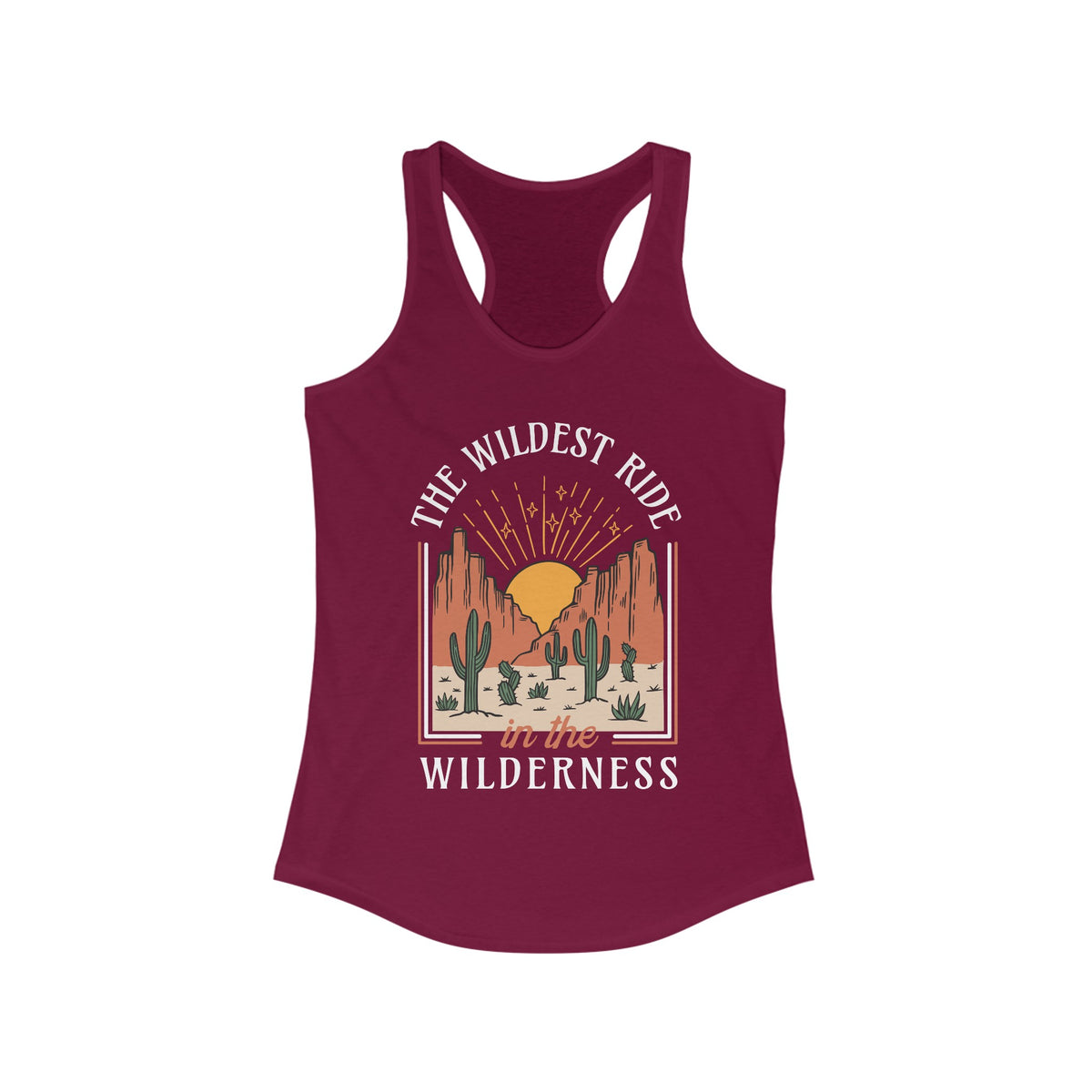 The Wildest Ride In The Wilderness Women's Ideal Racerback Tank