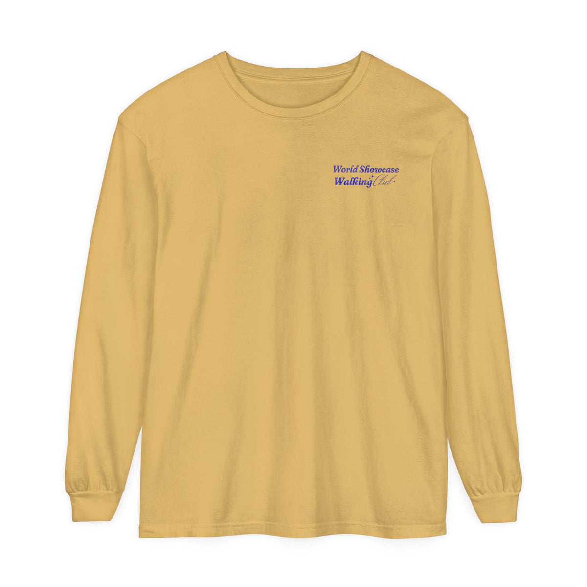 World Showcase Walking Club Comfort Colors Unisex Garment-dyed Long Sleeve T-Shirt