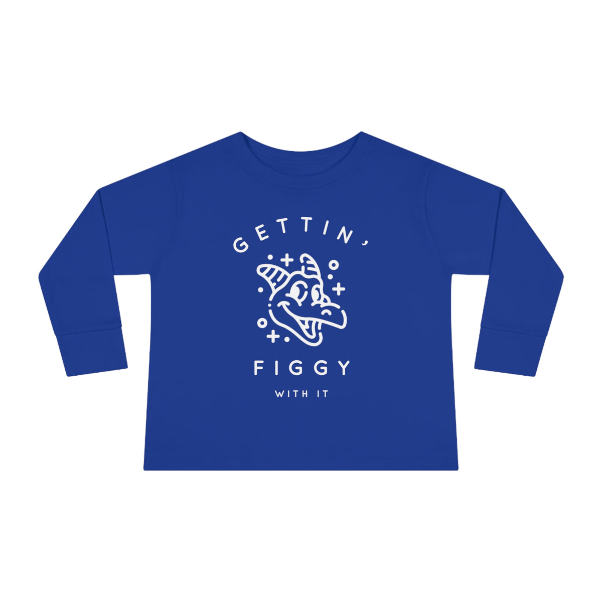 Gettin' Figgy With It Rabbit Skins Toddler Long Sleeve Tee
