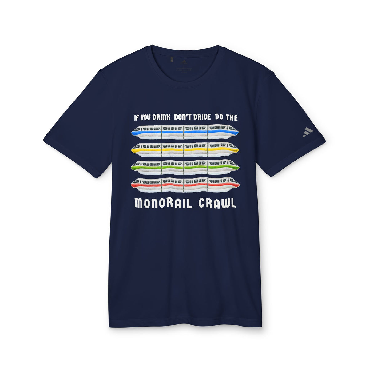 Monorail Crawl Adidas® Unisex Sport T-shirt