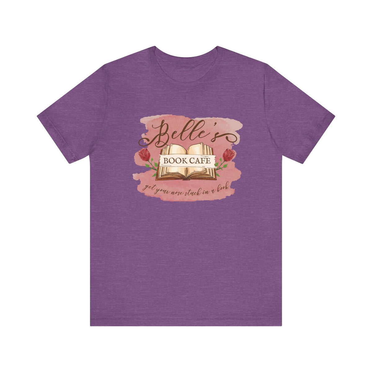 Belle's Book Cafe Bella Canvas Unisex Jersey Short Sleeve Tee