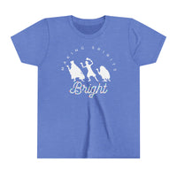 Making Spirits Bright Bella Canvas Youth Short Sleeve Tee