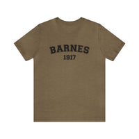 Barnes Bella Canvas Unisex Jersey Short Sleeve Tee