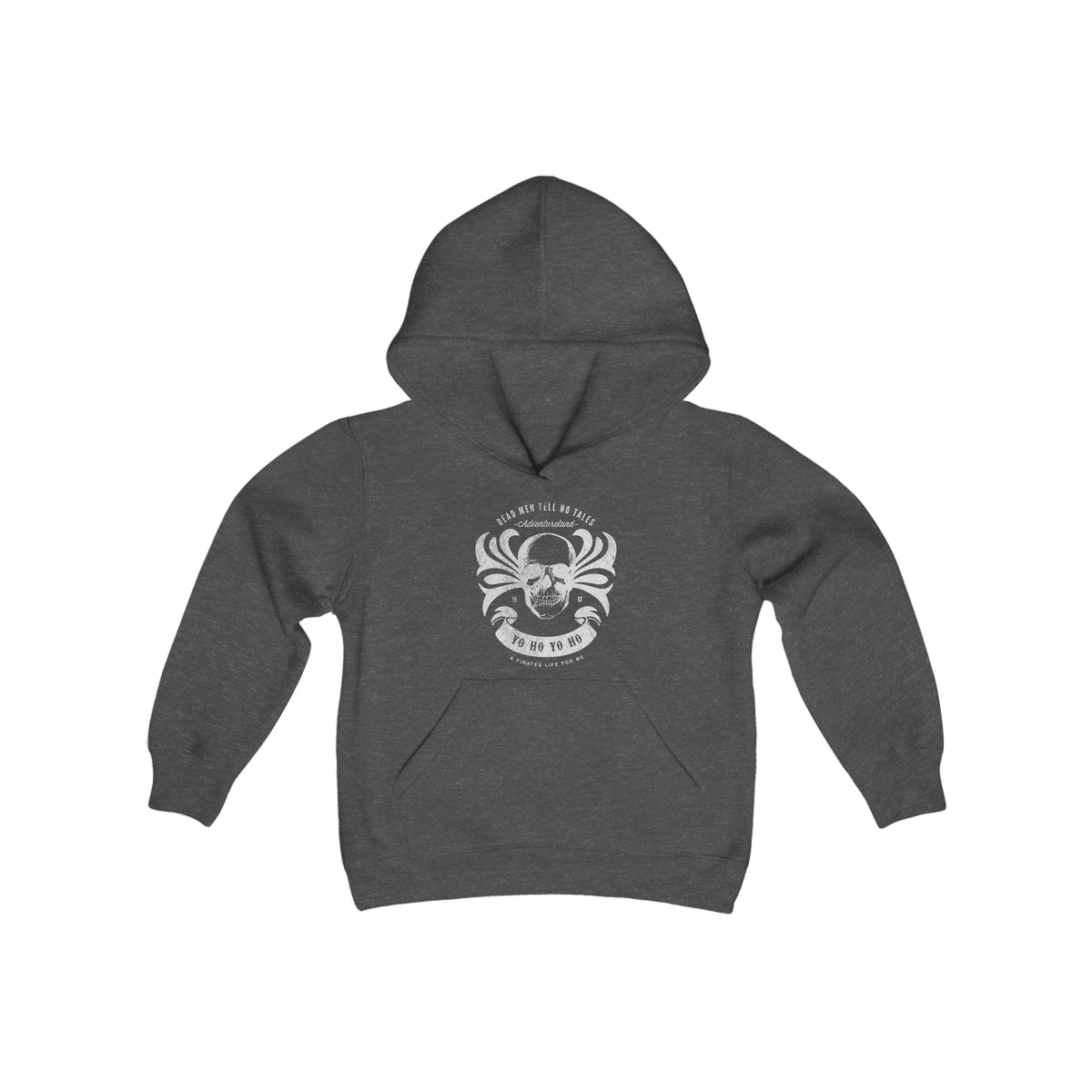 Dead Men Tell No Tales Gildan Youth Heavy Blend Hooded Sweatshirt