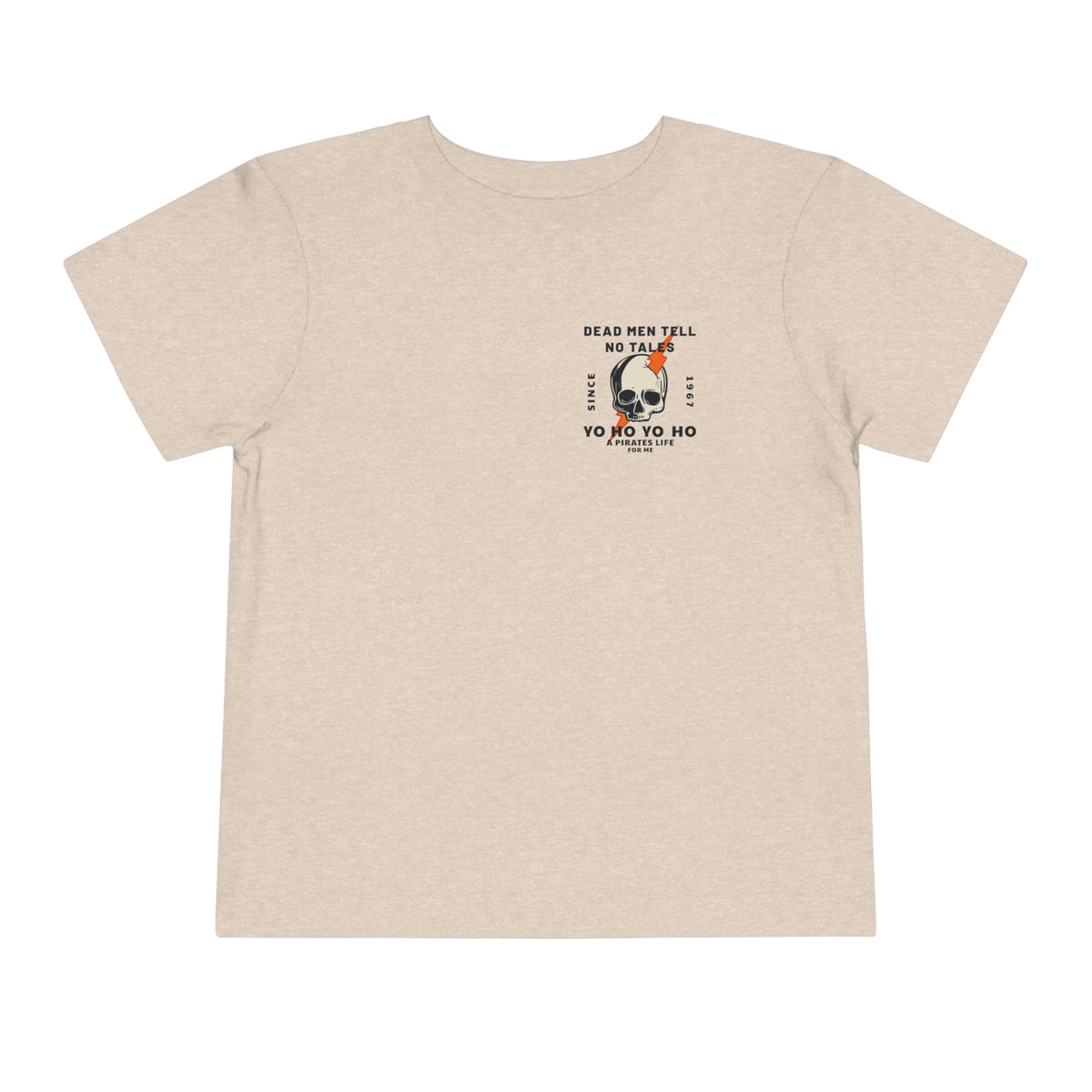 Dead Men Tell No Tales Bella Canvas Toddler Short Sleeve Tee