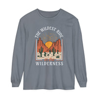 The Wildest Ride In The Wilderness Comfort Colors Unisex Garment-dyed Long Sleeve T-Shirt