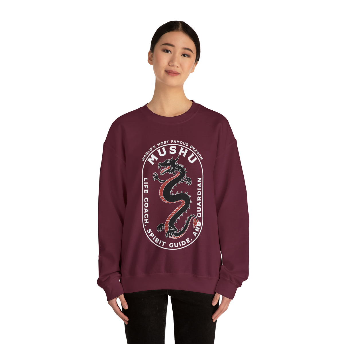 Mushu Gildan Unisex Heavy Blend™ Crewneck Sweatshirt