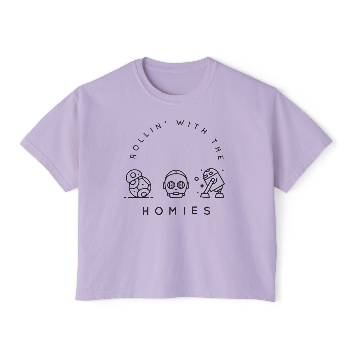 Rollin' with the Homies Comfort Colors Women's Boxy Tee
