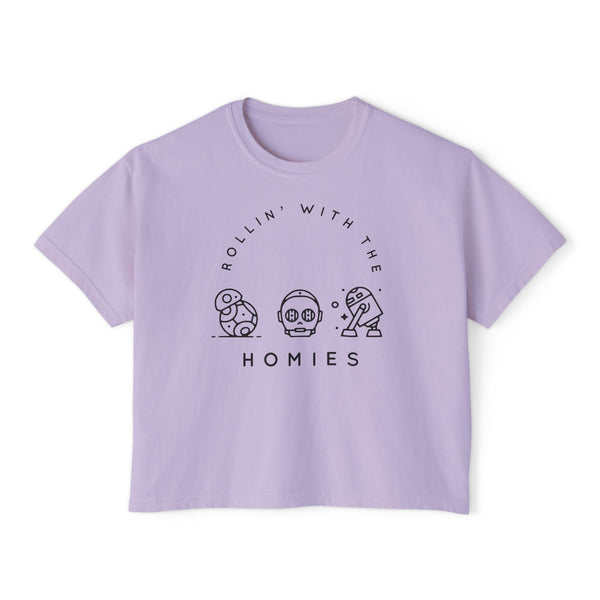 Rollin' with the Homies Comfort Colors Women's Boxy Tee