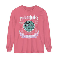 Madame Leota’s Laudanum Teal Comfort Colors Unisex Garment-dyed Long Sleeve T-Shirt