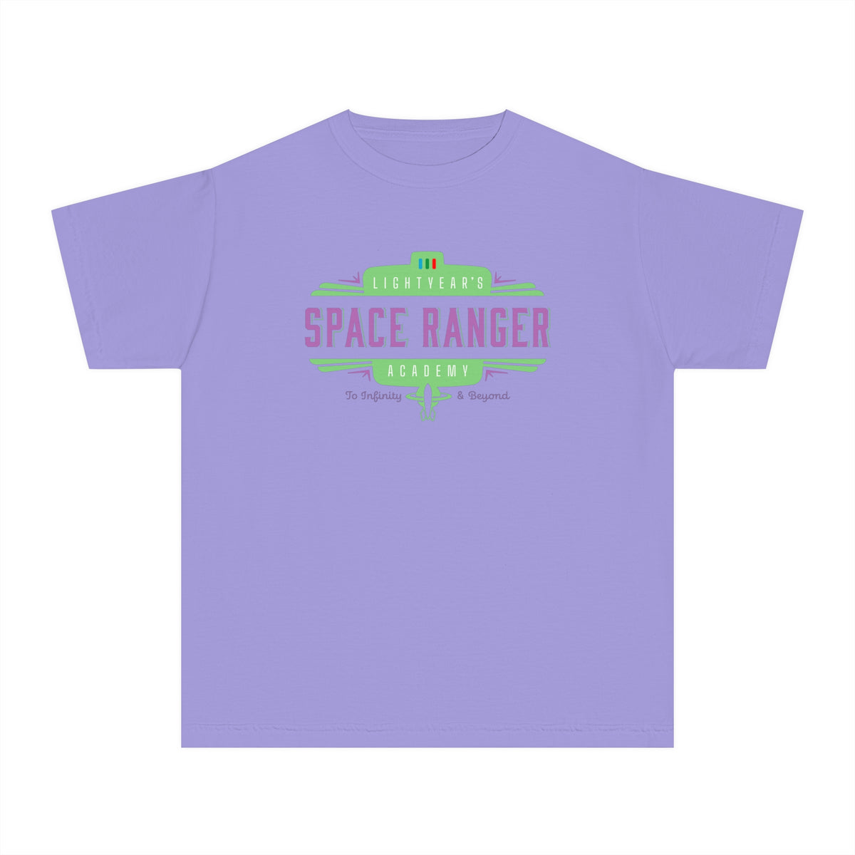 Lightyear's Space Ranger Academy Comfort Colors Youth Midweight Tee