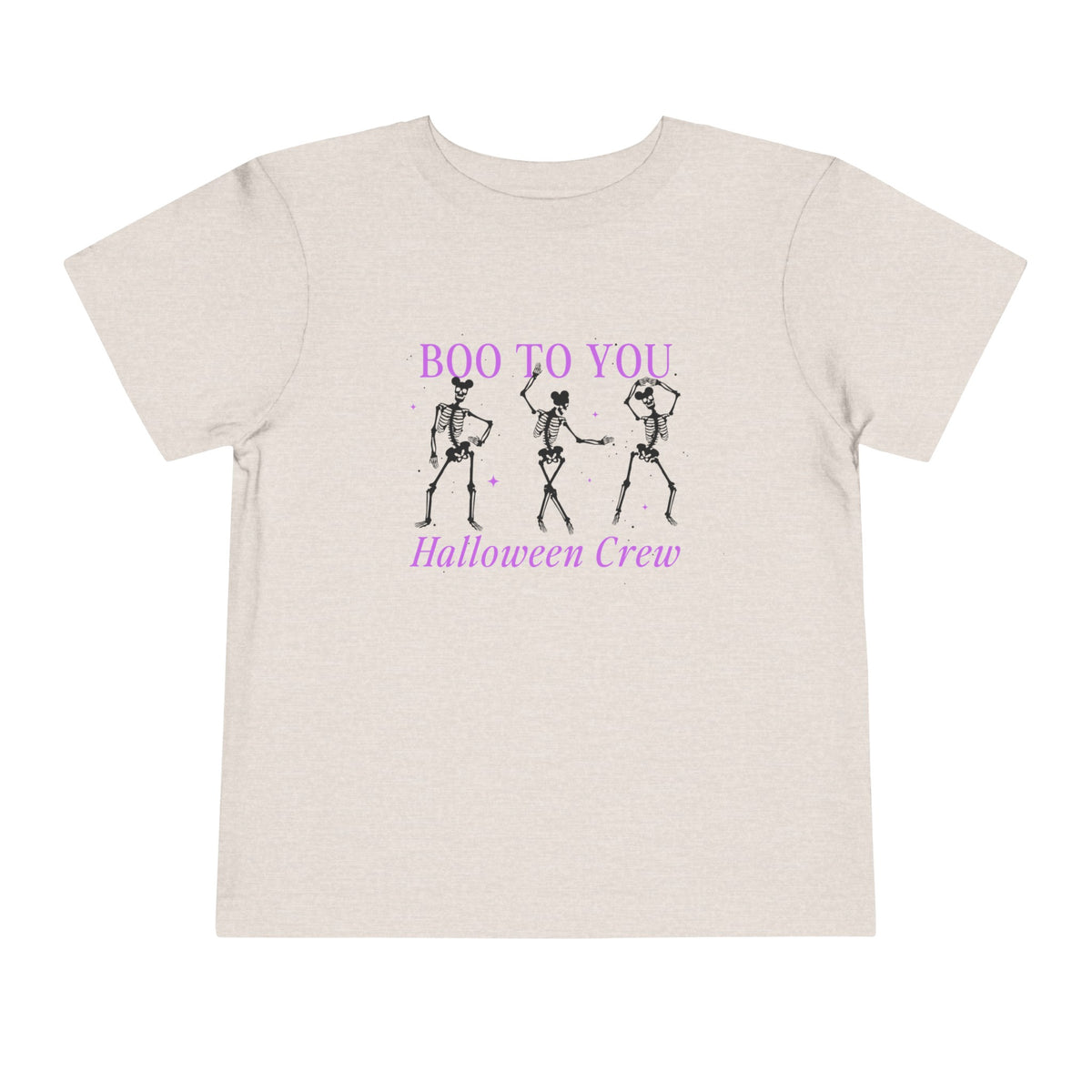 Boo To You Halloween Crew Bella Canvas Toddler Short Sleeve Tee