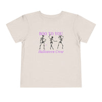Boo To You Halloween Crew Bella Canvas Toddler Short Sleeve Tee