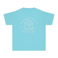 Paradise Falls Vacation Co. Comfort Colors Youth Midweight Tee