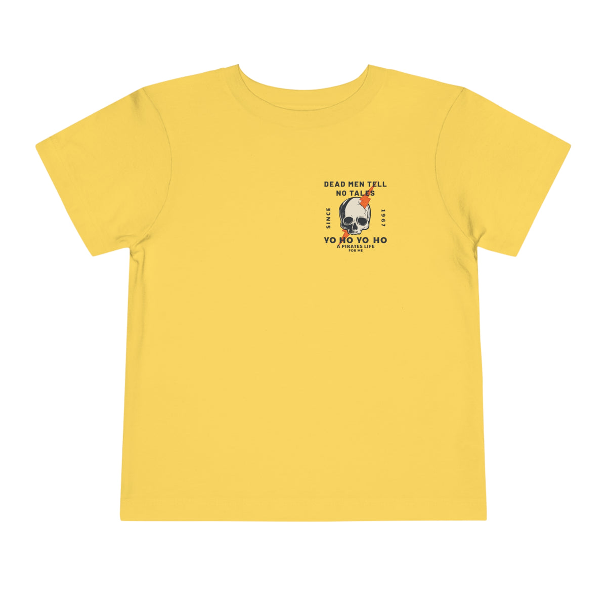 Dead Men Tell No Tales Bella Canvas Toddler Short Sleeve Tee
