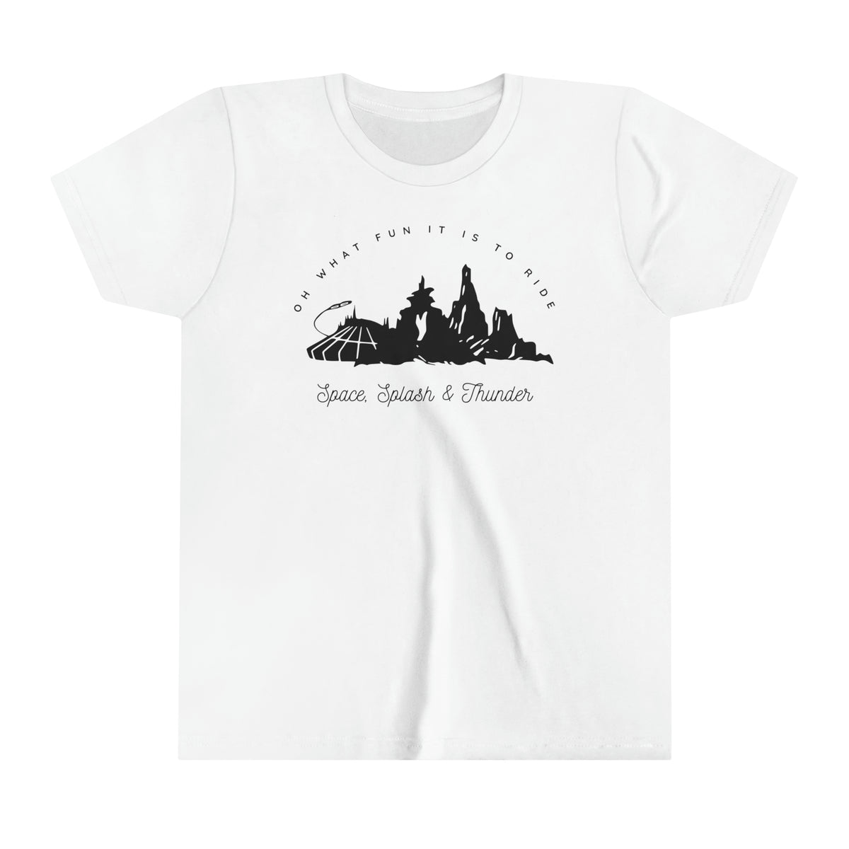 Oh What Fun It Is To Ride  Bella Canvas Youth Short Sleeve Tee