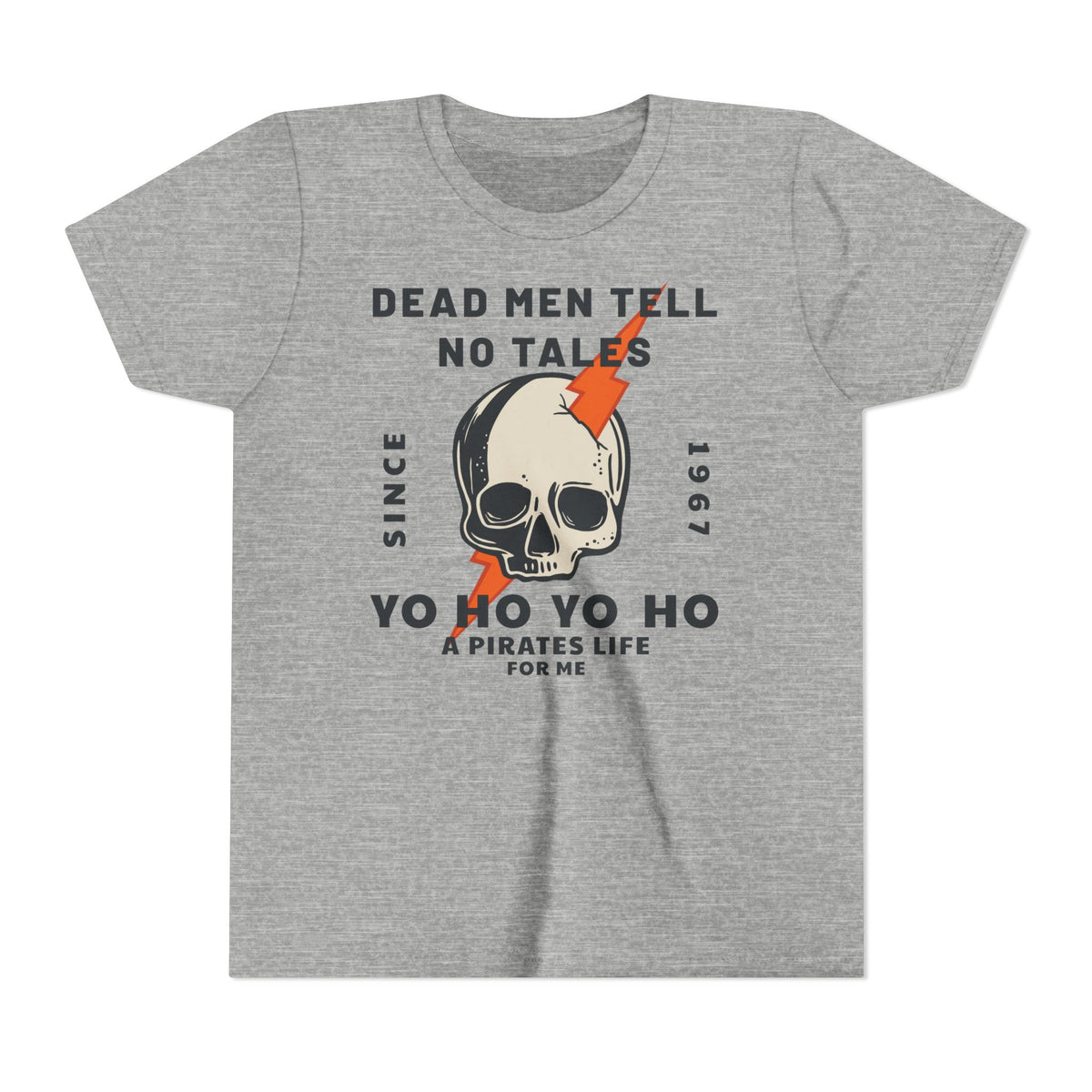 Dead Men Tell No Tales Bella Canvas Youth Short Sleeve Tee
