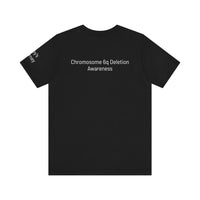 Joey's Journey Chromosome 6q Deletion Awareness Bella Canvas Unisex Jersey Short Sleeve Tee