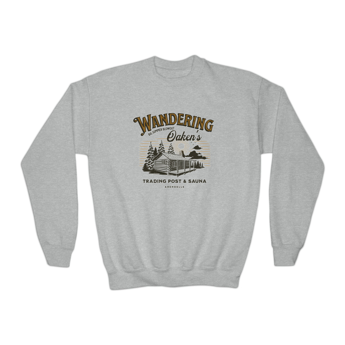 Wandering Oaken’s Trading Post Gildan Youth Crewneck Sweatshirt