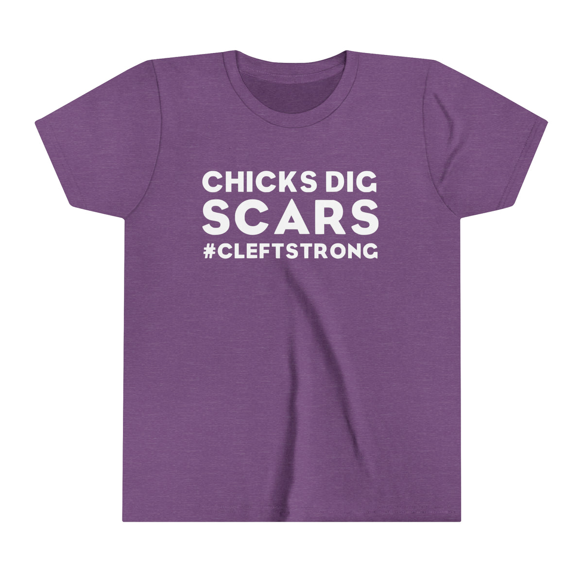 Chicks Dig Scars Bella Canvas Youth Short Sleeve Tee