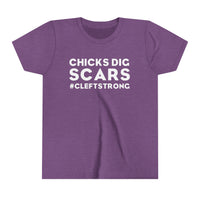 Chicks Dig Scars Bella Canvas Youth Short Sleeve Tee