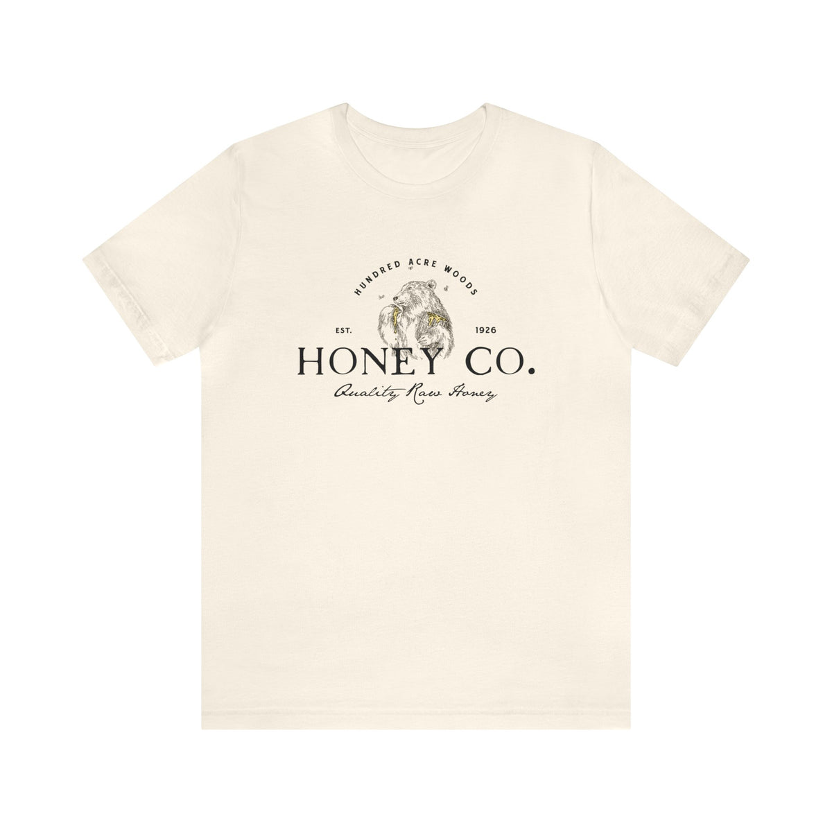 Hundred Acre Woods Honey Co. Bella Canvas Unisex Jersey Short Sleeve Tee